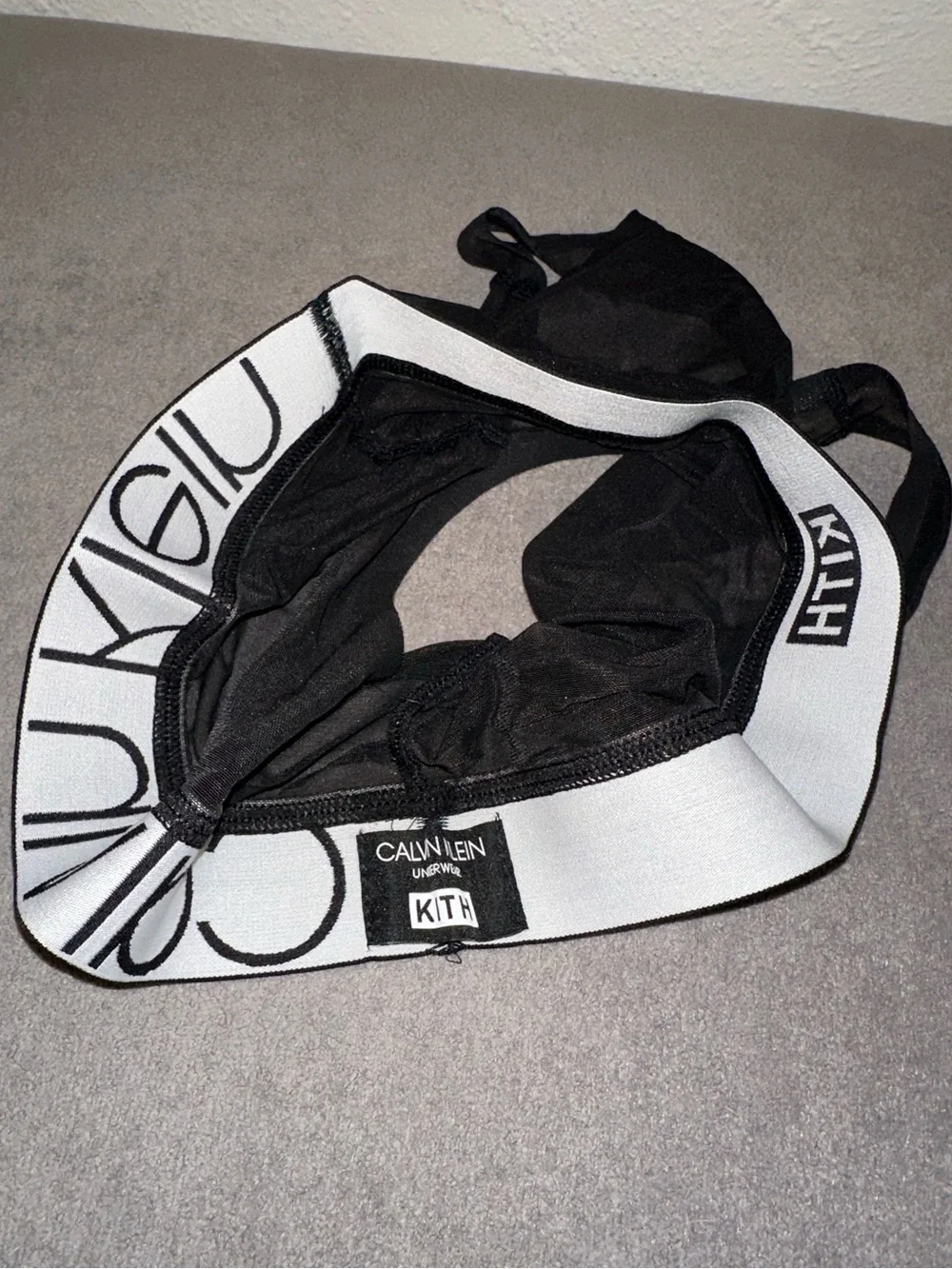 KITH x Calvin Klein Women's Black Mesh racerback Bra